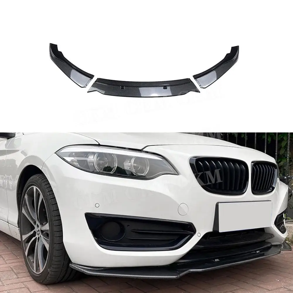 

CKMUUER ABS Material Front Bumper Lip Spoiler Chin Car Styling Bodykits Accessories for BMW 2 Series F22 Standard 2014-2021