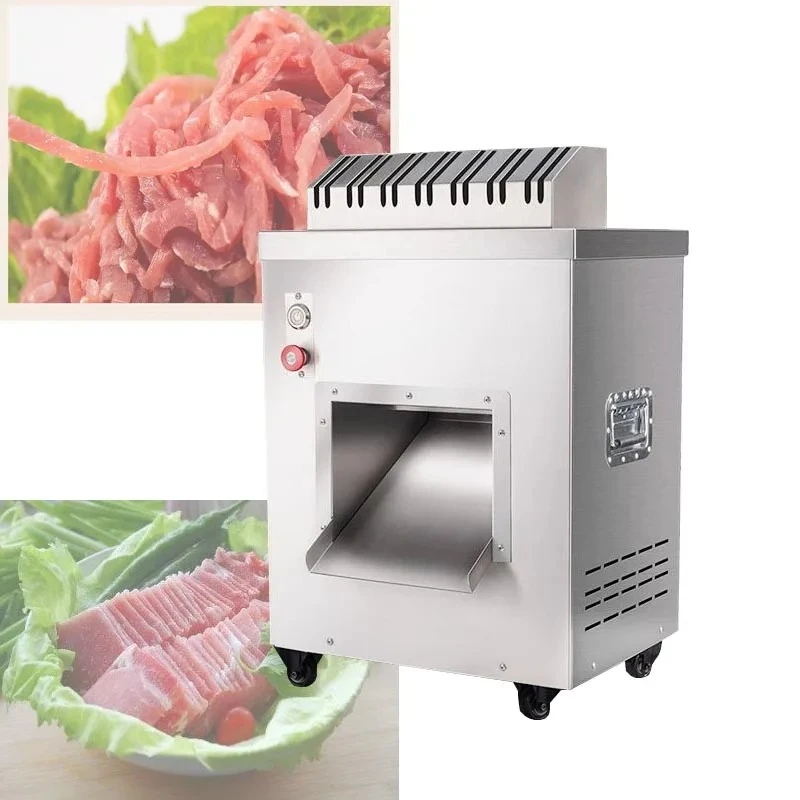 Commerical frozen chicken cube cutter / Big meat dice cutting machine / Meat cube dicer Dicing machine