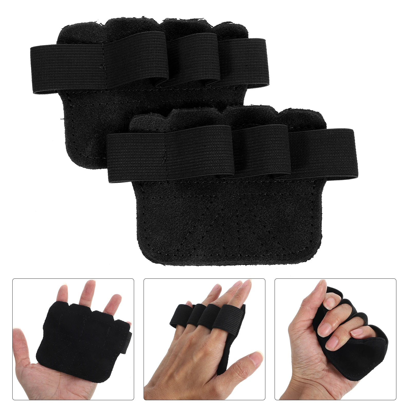 

1 Pair Hand Palm Protector Gym Fitness Gloves Half Finger Lifting Palm Dumbbell Grips Pads Weightlifting Training Gym Workout