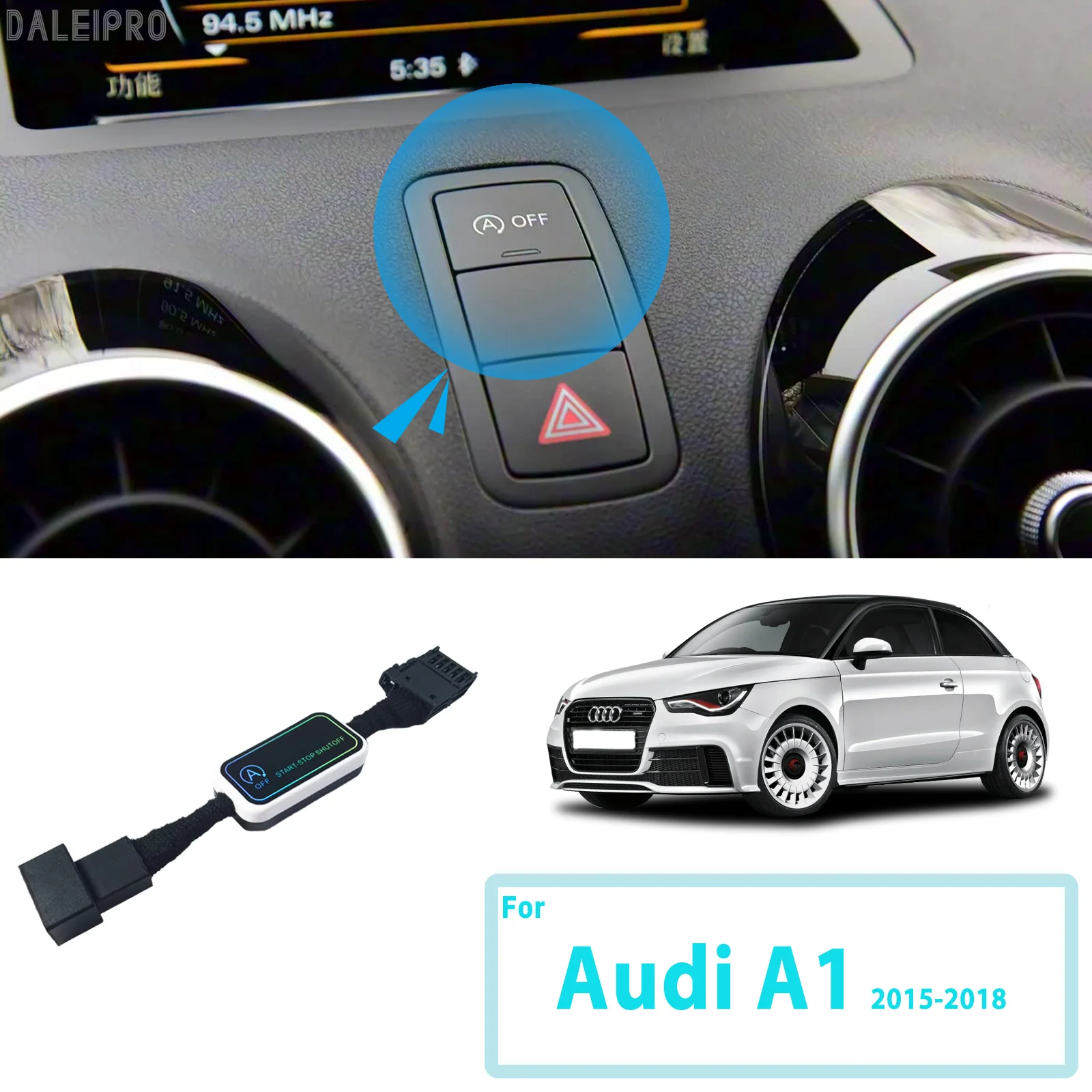 

Для Audi A1 2015 2016 2017 2018 Автоматическая система остановки и запуска двигателя Умная система выключения автомобиля Автоматический запуск и остановка