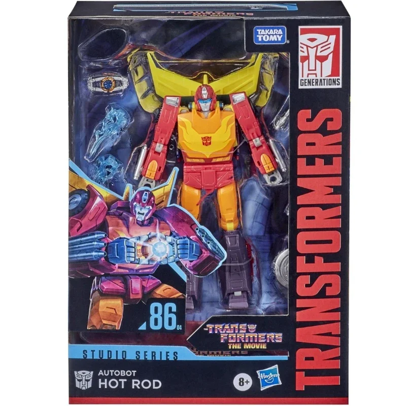 In Stock Takara Tomy Transformers SS Series SS-86 04 Hot Rod Collectible Figures Movable Building Block Toys Popular Gifts