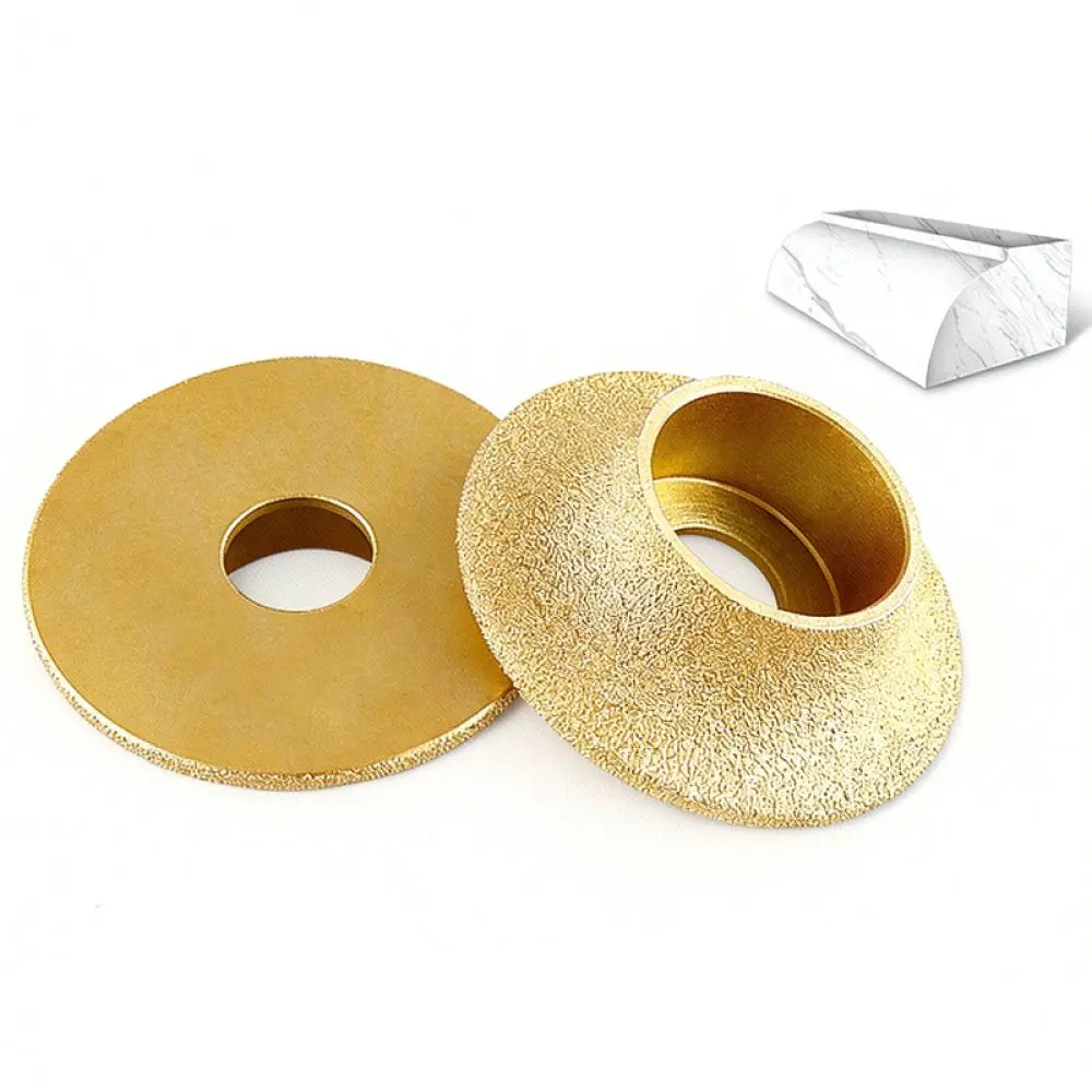 Diamond Brazed Profile Grinding Wheel For Angle Grinder Stone Marble Quartz Edging Slotting Chamfering Shaping Tool