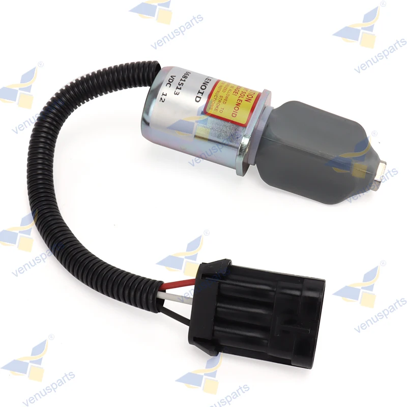 12V 6681513 6667993 3832211 Fuel Shut Off Solenoid For Bobcat T190 S185 S175 S160 S150 7753 325 328 331 334