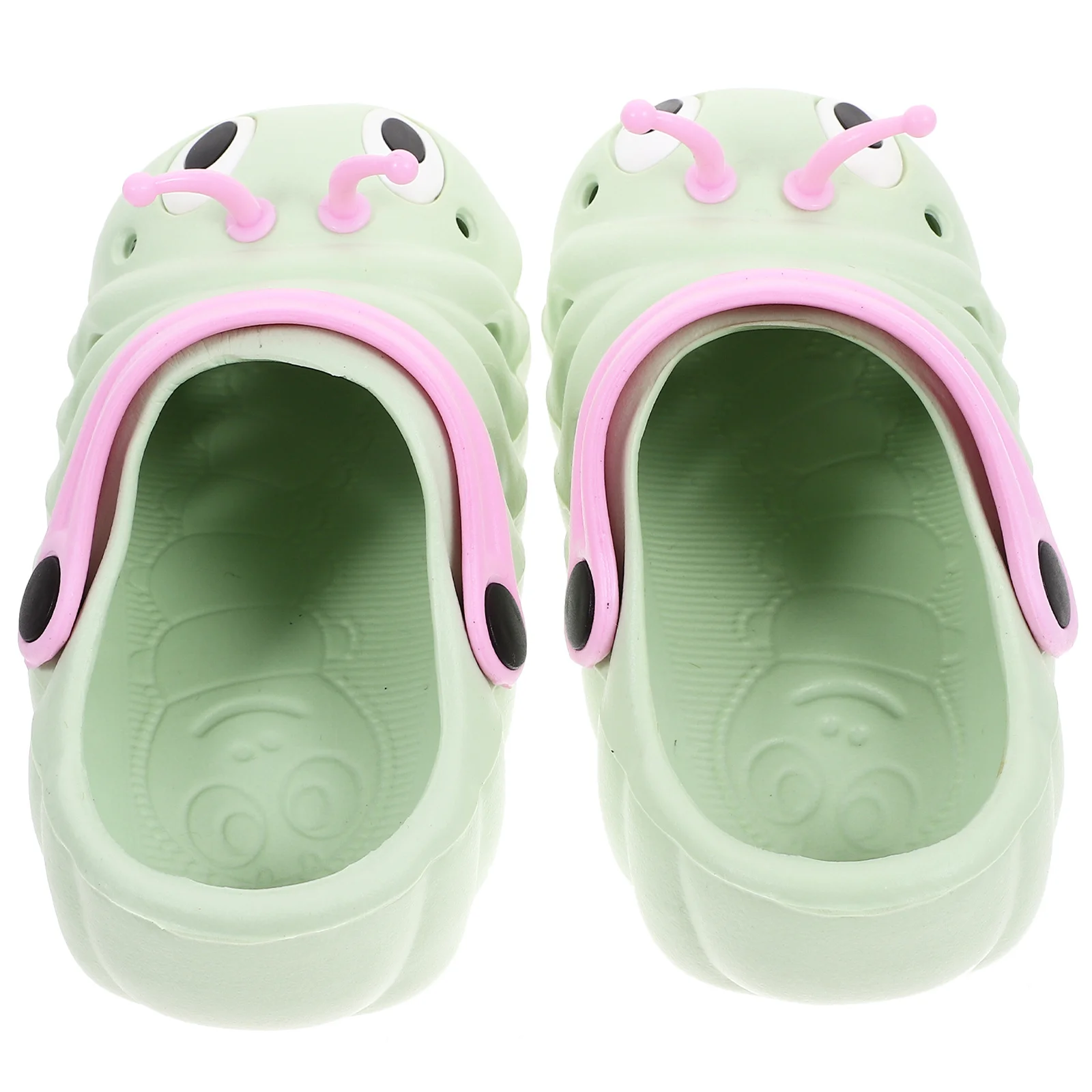 

1Pair Caterpillar Non-Slip Beach Sandals Green Size 26 Length 15.5cm Summer Cute Boys Girls Lightweight Sandals for Child