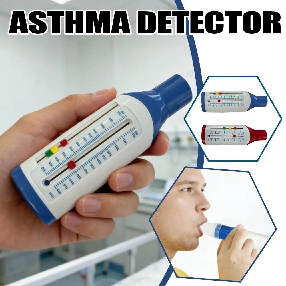 

Portable Asthma Peak Flow Meter - Respiratory Flow Rate Monitor, Lung Function Test Device for Adults & Children