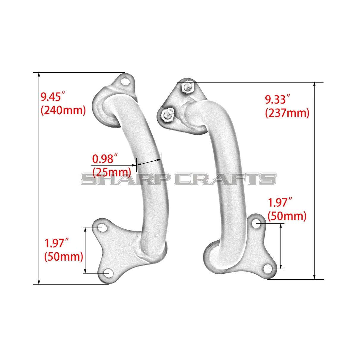 Motorcycle Parts L/R Highway Crash Bars Engine Guard Front Bumper For Honda CB750 RC42 CB 750 NIGHTHAWK Seven Fifty 1992 - 2011