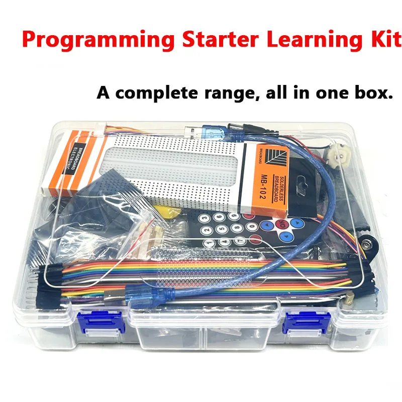 Volledige versie Starter Learning Kit voor R3 Board Programmering Project DIY Elektronica Laboratorium Smart Beginner Kit voor R3 IDE - afbeelding 2