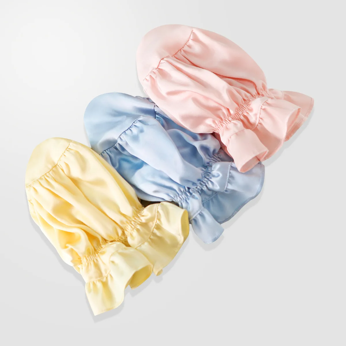 Birdtree,OEKO-TEX,19MM 100%  Silk Baby Bonnet Cap,Homewear Sleeping Hats,Protect Hair Care Cap Hair Wrap A5D427JF