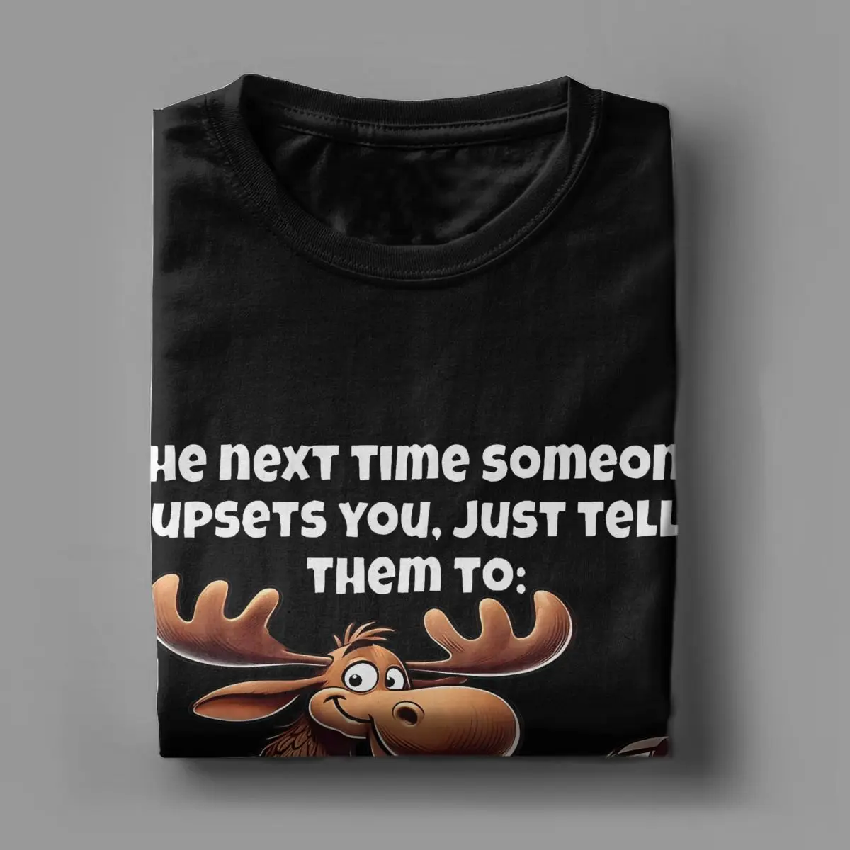 تي شيرت رجالي في الوقت التالي شخص يزعج عليك فقط أخبرهم إلى F.O.C.U.S 100% قطن تي شيرت قصير الأكمام تي شيرت برقبة مستديرة