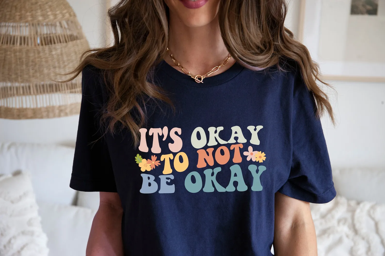 

It's Okay To Not Be Shirt Awareness Anxiety Mental Health