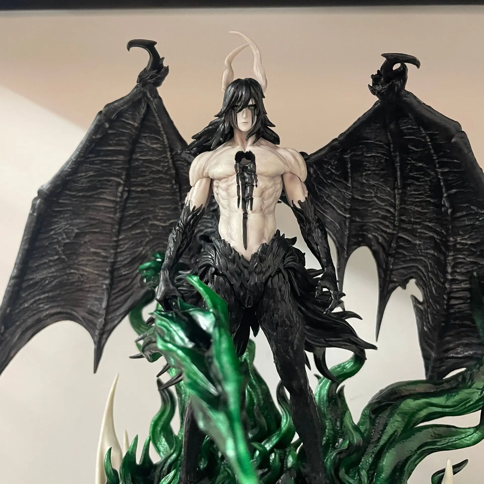 35cm Bleach Kurosaki Ichigo Hollowfication Ulquiorra Cifer Anime Figurka Model Gk Statue Collection Desktop Decoration Ornament