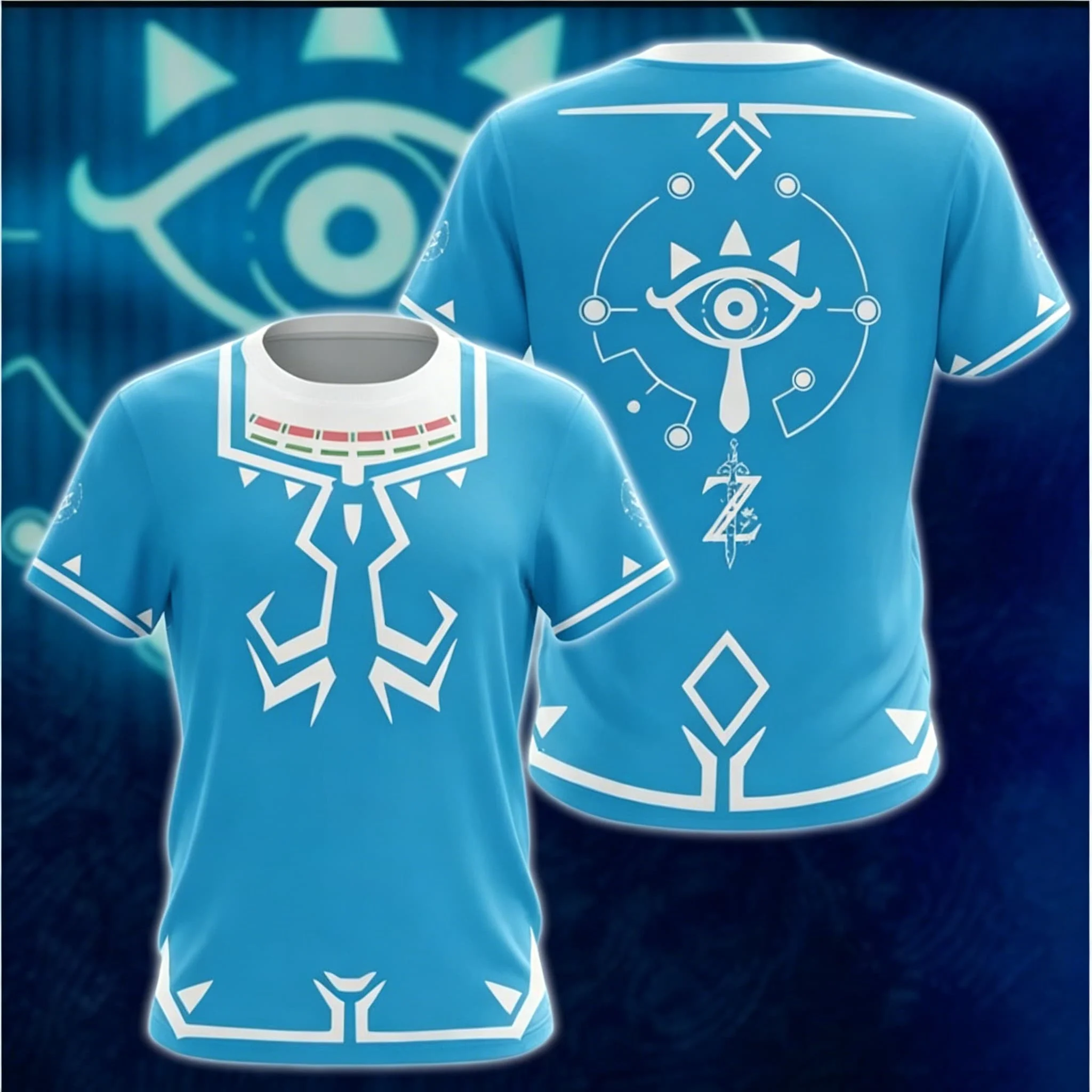 Men T Shirt Women Tee Boys Girls Top Adults Children Parent Child Quick dry kid Tshirts Zelda Cosplay Outdoor Sportswear Tops