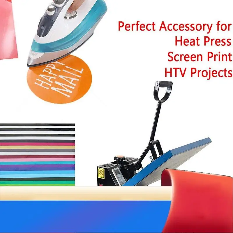 

5 шт./компл., 3 размера, подушка для термопереноса, термопрокладка из ПТФЭ с 2 шт., лист термопресса из ПТФЭ для термопресса Digital-X62A