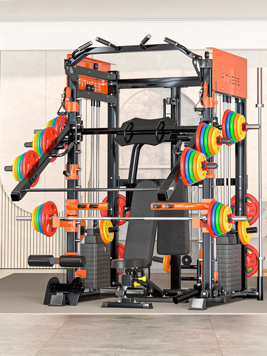 

Multi Functional Smith Machine, Squat, Gantry, Flying Bird, Bench Press, Large Comprehensive Trainer, Home Fitness Equipment