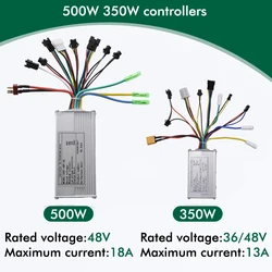 UART2 36V 48V 350W 500W E-bike Scooter Brushless Motor Controller For Electric Bicycle Controller Electric Bicycle Scooter Part