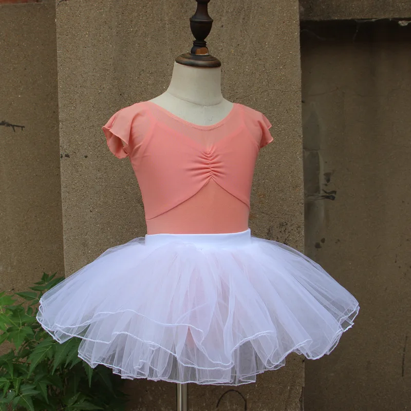 Girls Ballet Tutu Outfits Gymnastics Ballet Practice Costumes for Children Dance Wear Leotards for Girls Training Clothes