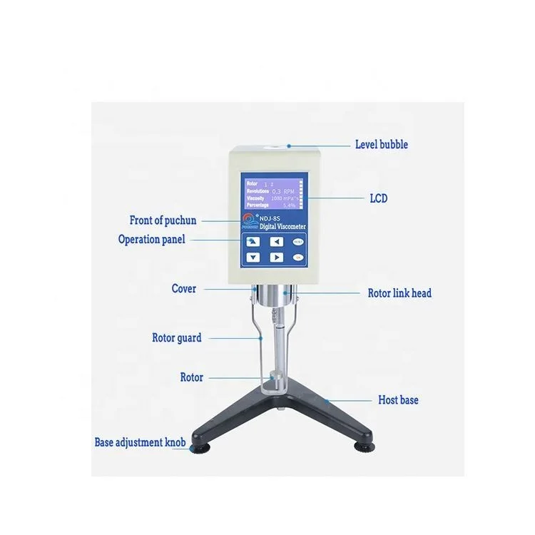 For NDJ-1NDJ-4 Lab Digital Rotational Viscosity Meter Rotational Viscometer