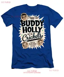 Buddy Holly T shirt Royal Blue  All Sizes S to 5Xl long or short sleeves