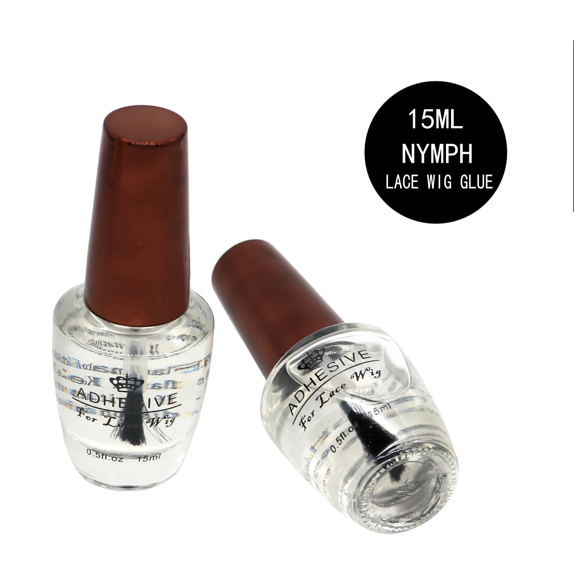 高品質レースフロント防水ウィッグ用ウィッグ接着剤、速乾性レースボンド強力接着透明レース接着剤（交換用）