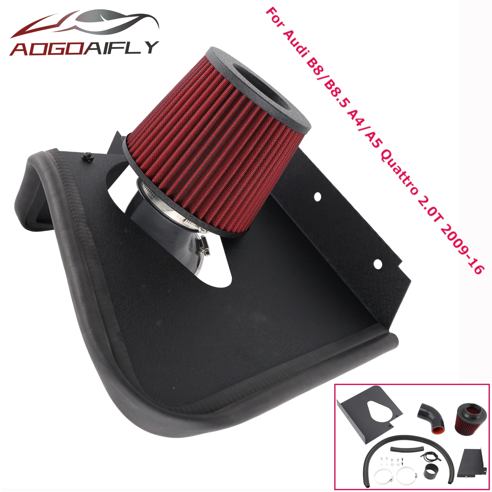 bouclier-thermique-avec-filtre-d'admission-d'air-et-systeme-d'admission-d'air-pour-audi-a4-a5-b8-b85-quattro-all-road-09-16-20t-18t-en-aluminium