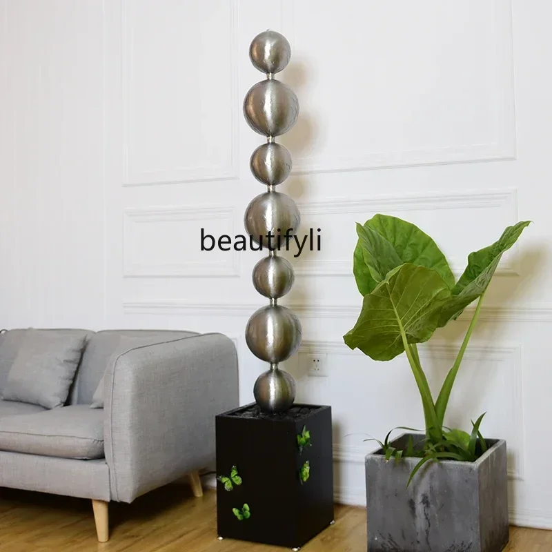 PPP Simple home decoration ornament, living room lucky feng shui study decoration, floor fountain water feature