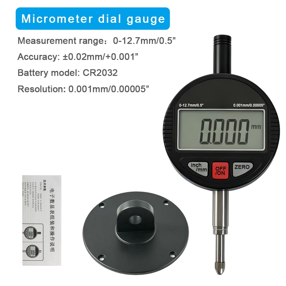 0-12,7 mm/0,5' 0-25,4 mm/1' Messbereich Digitaler Messschieber Präzisionswerkzeug 0,01 mm/0,005' 0,001 mm/0,0005' Prüfwerkzeuge – Detail 12
