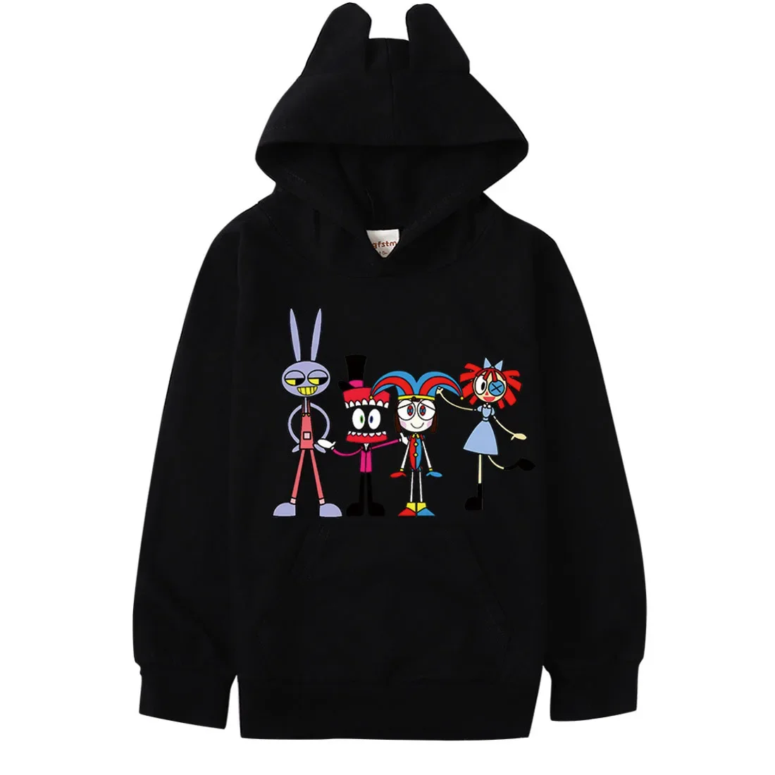 2024 New Game Amazing Digital Circus Hoodie Kids Jax Pamni Sweatshirt Girls Long Sleeve Outwear Boys Casual Coats Unisex Clothes