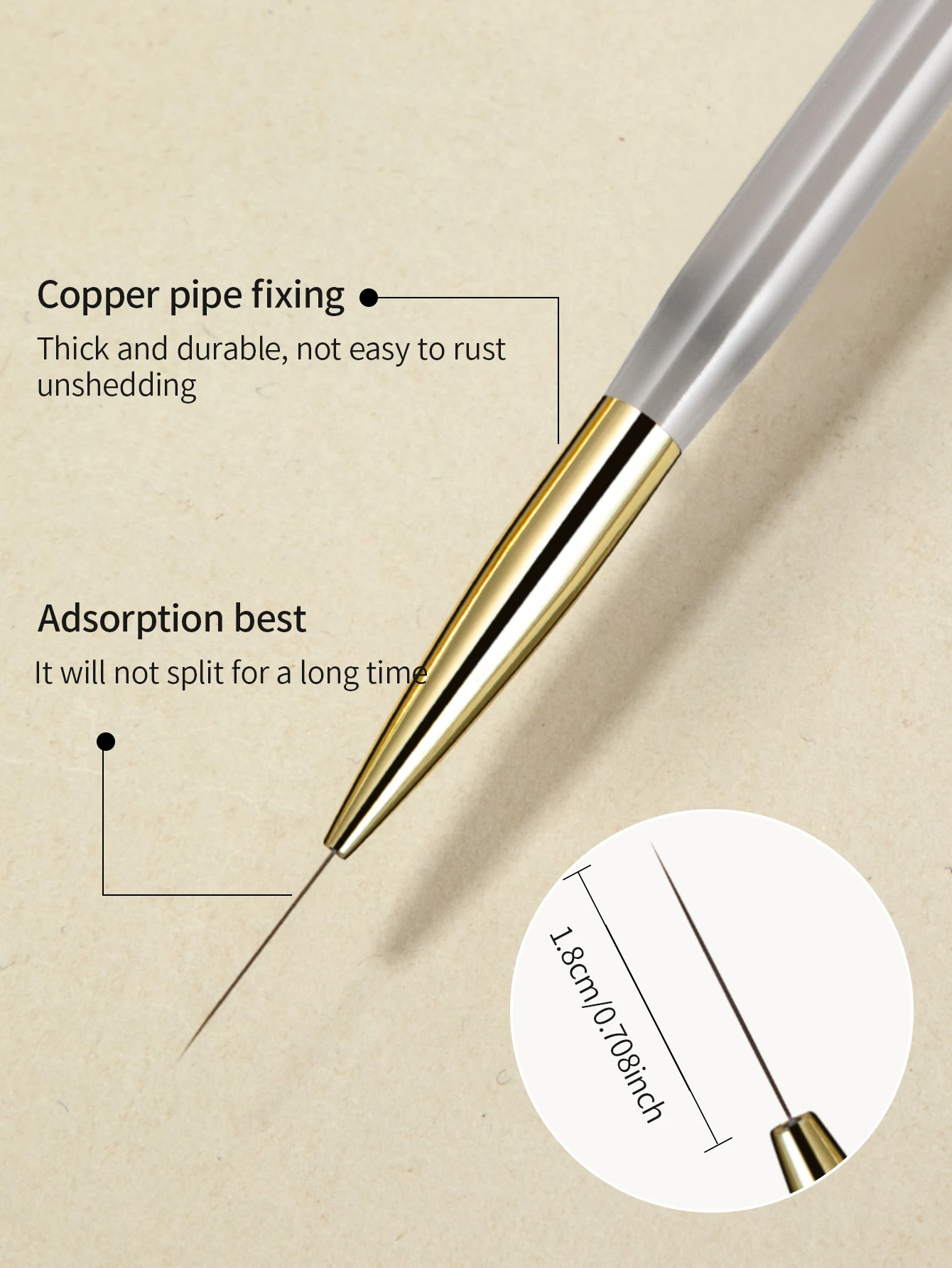RS 2PCS Nail Art Brush Set Nail Drawing Painting Line Checker Brush Acrylic Nail Art Tool for Acrylic UV Polish Manicure Tools