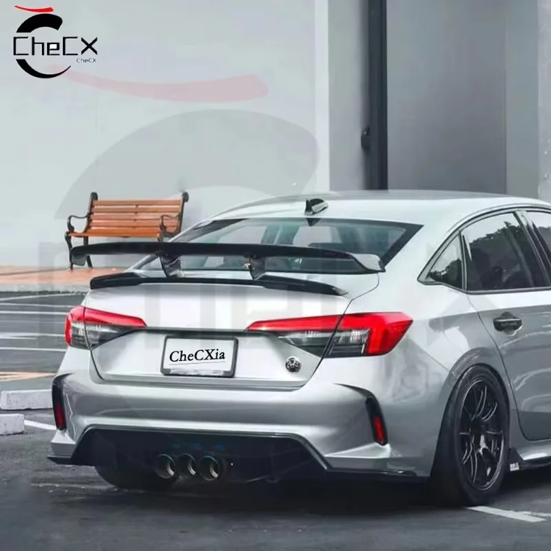 For 2022-2024 Honda Civic GT Spoilers Wings Carbon Fiber Rear Boot Spoiler Automobiles Parts Aerodynamic Performance Tuning