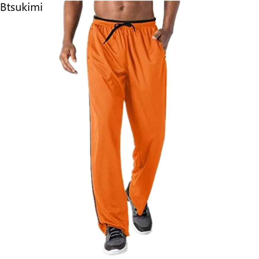 Spring New Men's Joggers Pants Baggy Breathable Drawstrinng Sweatpants Hip Hop Casual Straight Trousers Male Workout Gyms Pants