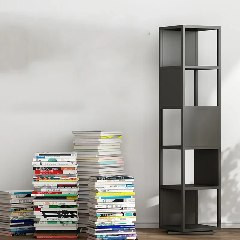 Rodas de arte rotativa estante parede porta móvel mini rotativa estante estética nook mueble organizador moderno decoração casa