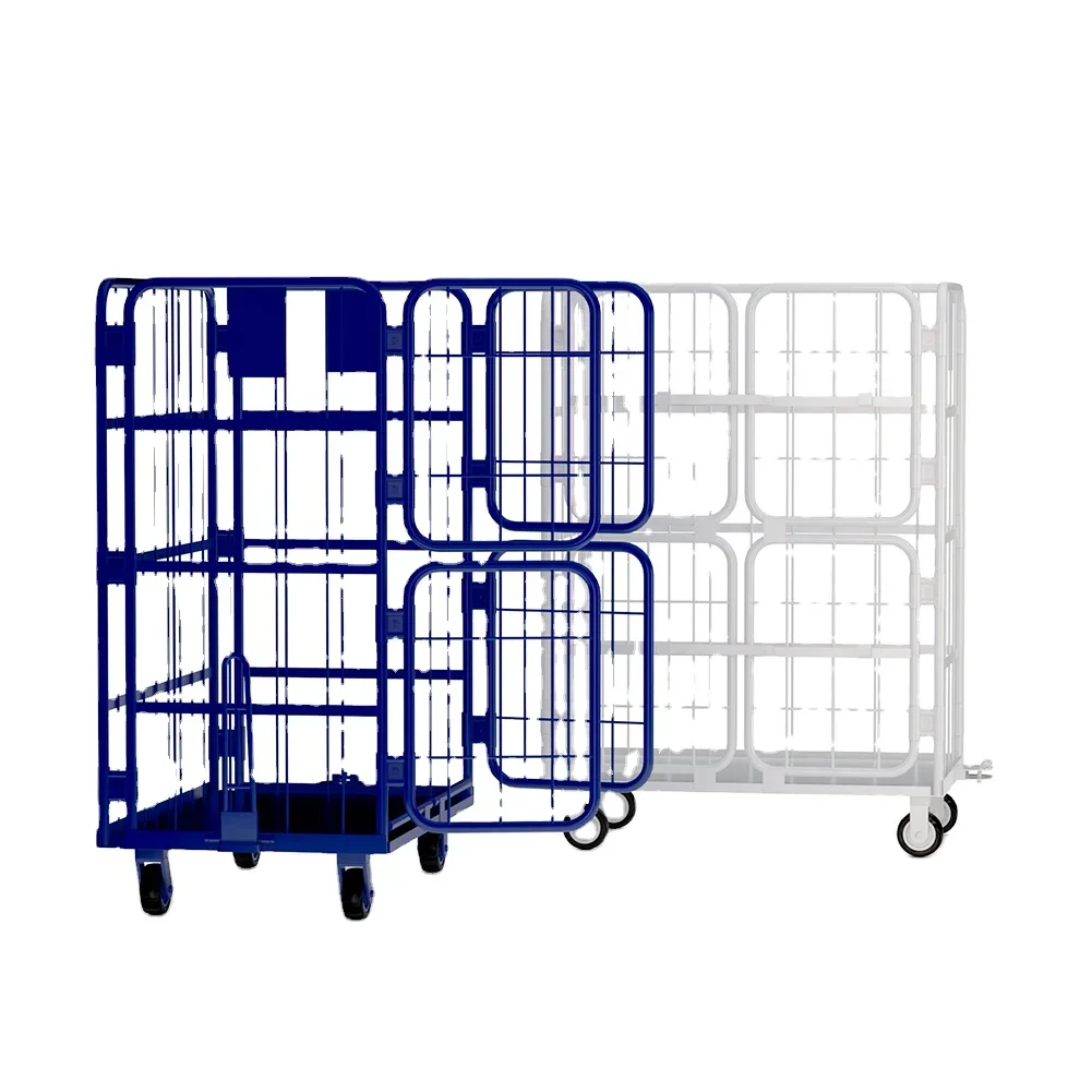 warehouse storage delivery rolling cart logistics trolley  roll container