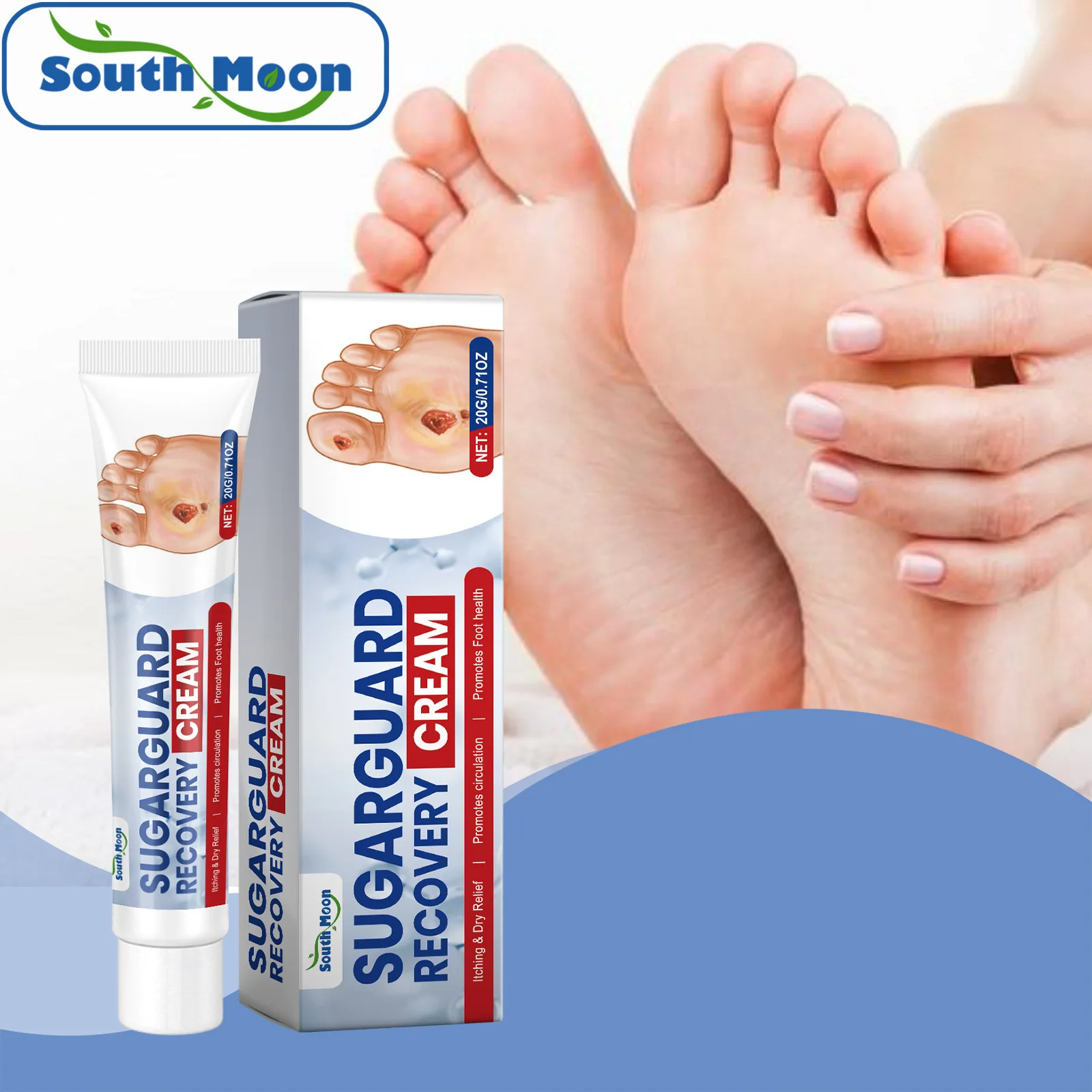 كريم العناية ببشرة الجسم من ساوث مون يهتم بطفًا ويغذي البشرة باستخدام كريم تدليك الجسم #1