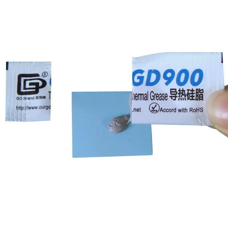 20 Miếng 0.5G Mini Bao Bì Túi GD Thương Hiệu Series GD900 Nhiệt Dầu Mỡ Dán CPU Tản Nhiệt Hợp Chất MB05