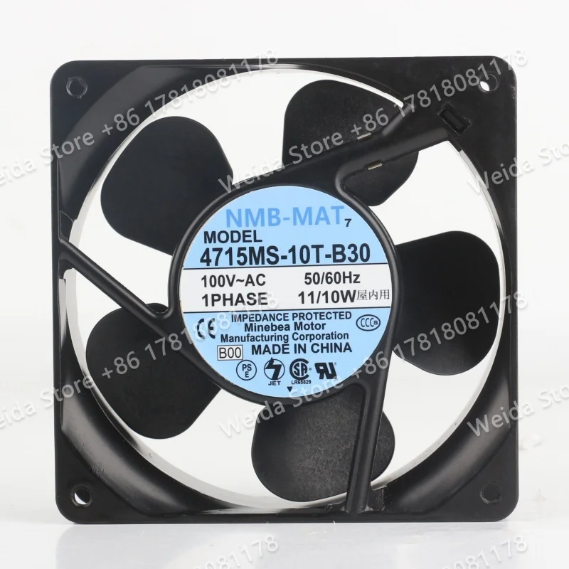 New Original NMB 12CM 100V 11/10W 120X120X38MM 12CM Cabinet Inverter 12038 4715MS-10T-B30 Cooling Fan