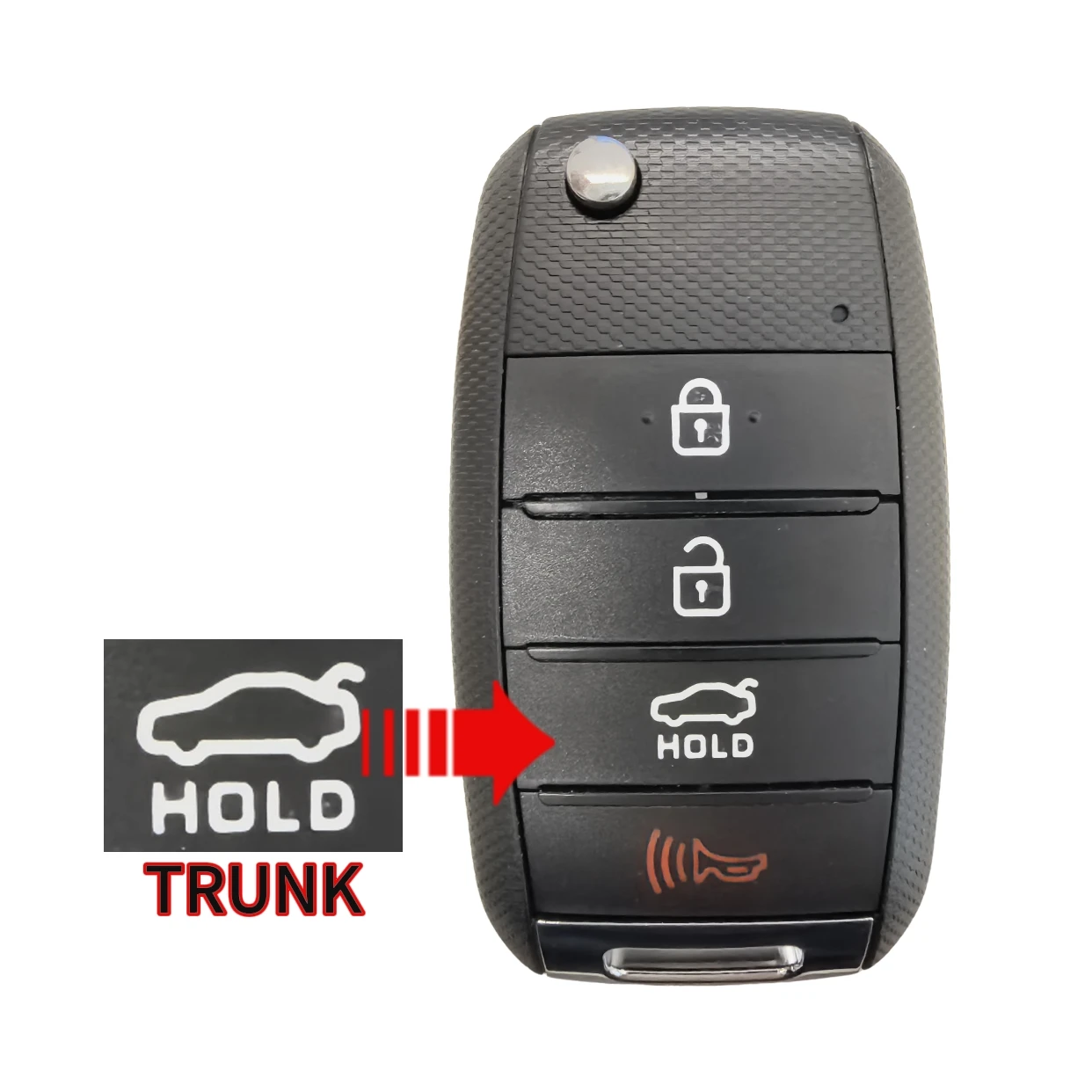Jingxin SY5JFRGE04 95430-D4010 para KIA Optima 2016 2017 2018 2019 2020 mando a distancia de coche Fob 433MHz sin Chip ID46/ID70Chip PCB Shell