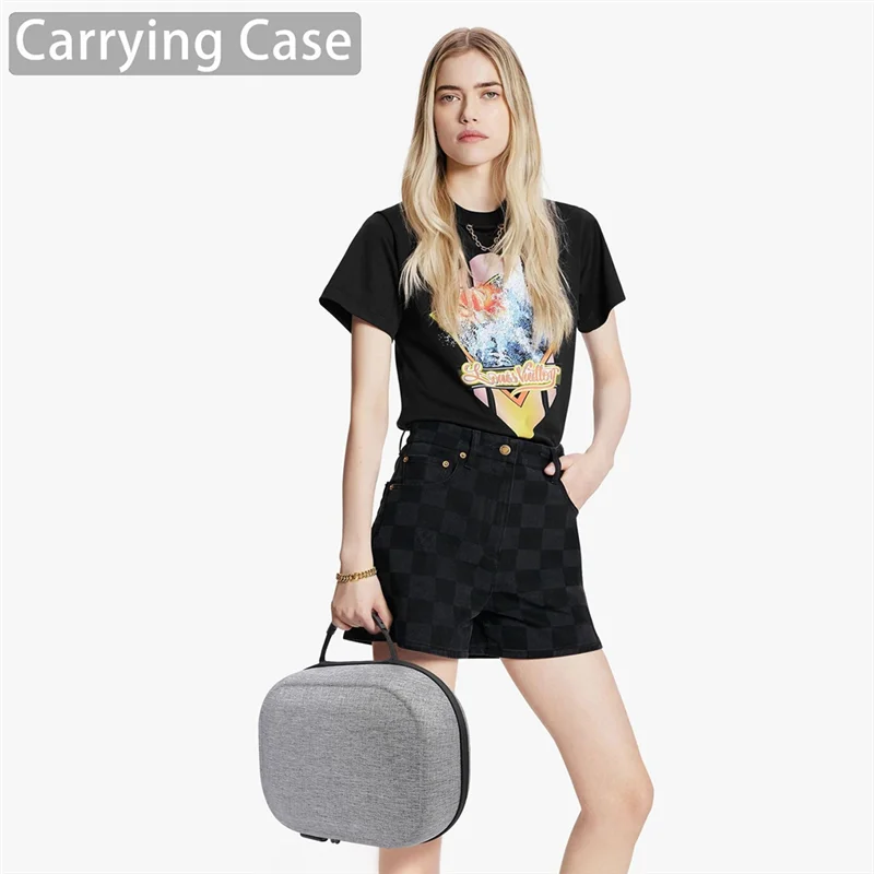 AT-For Oculus Quest 2 Hard Shell Drop-Proof Storage Bag VR Glasses Portable Multifunctional Eva Storage