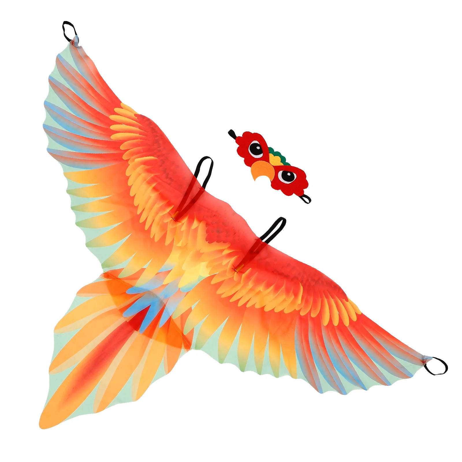 Parrot Wings Cape photography Prop mantello trucco Costume puntelli panno per feste decorativo per bambini Festival