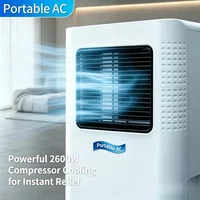Mini climatiseur portable 2026 9000 BTU avec écran LED et télécommande pour maison, bureau, camping-car et usage extérieur – Neuf 3