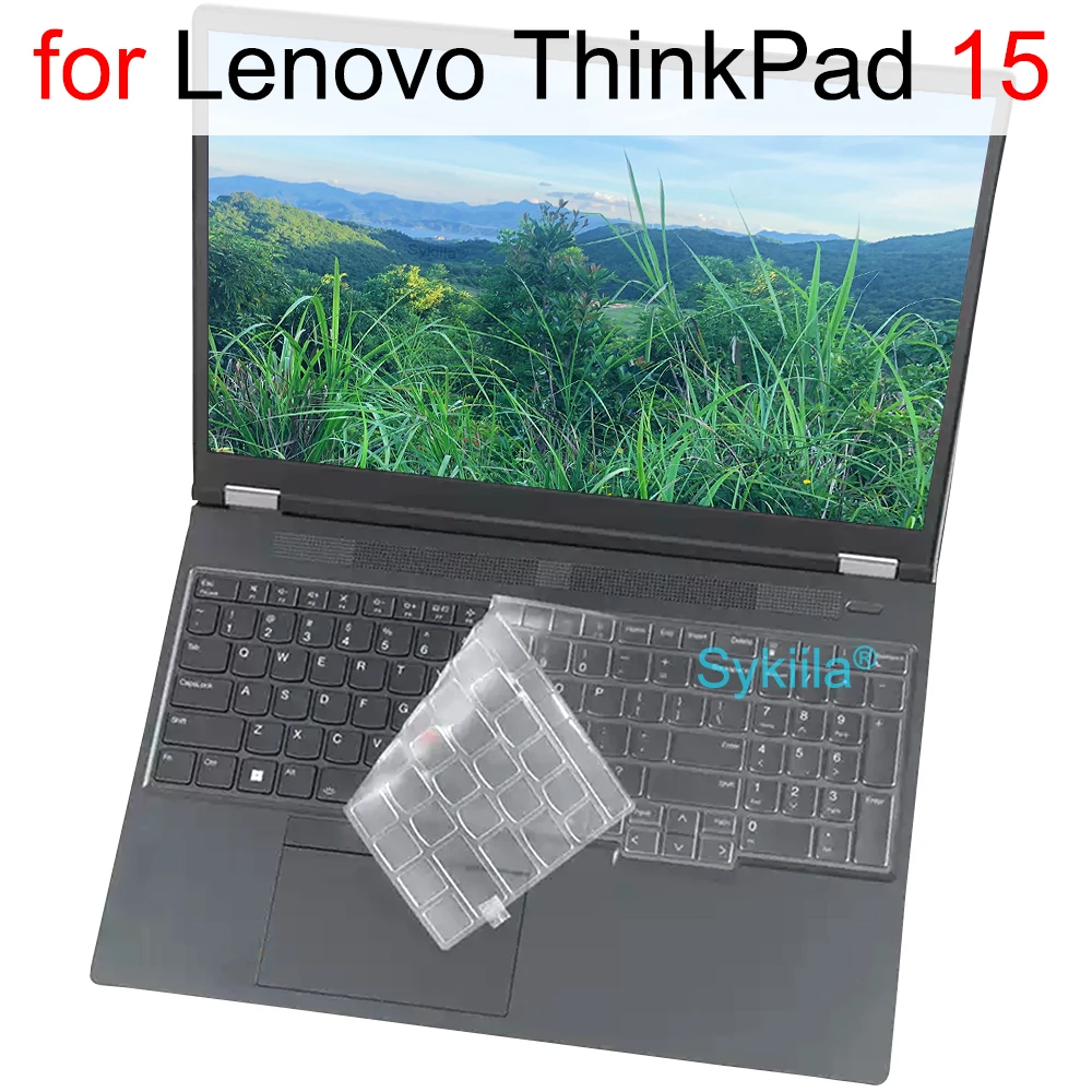 Osłona klawiatury do Lenovo ThinkPad 15 X9 T15 E15 L15 P15 P15s P15v T15g T15p P1 Gen 4 3 2 Aura Silikonowa Ochrona Powłoka Etui 15.6