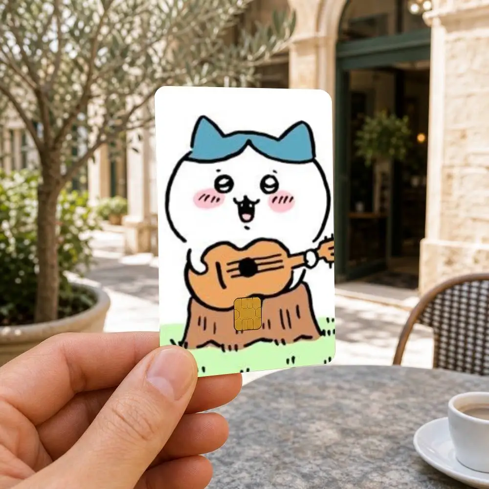 Hachiware Waterproof Bank Card Sticker Skin for Credit Debit Chip Cards Decorative Cover Film