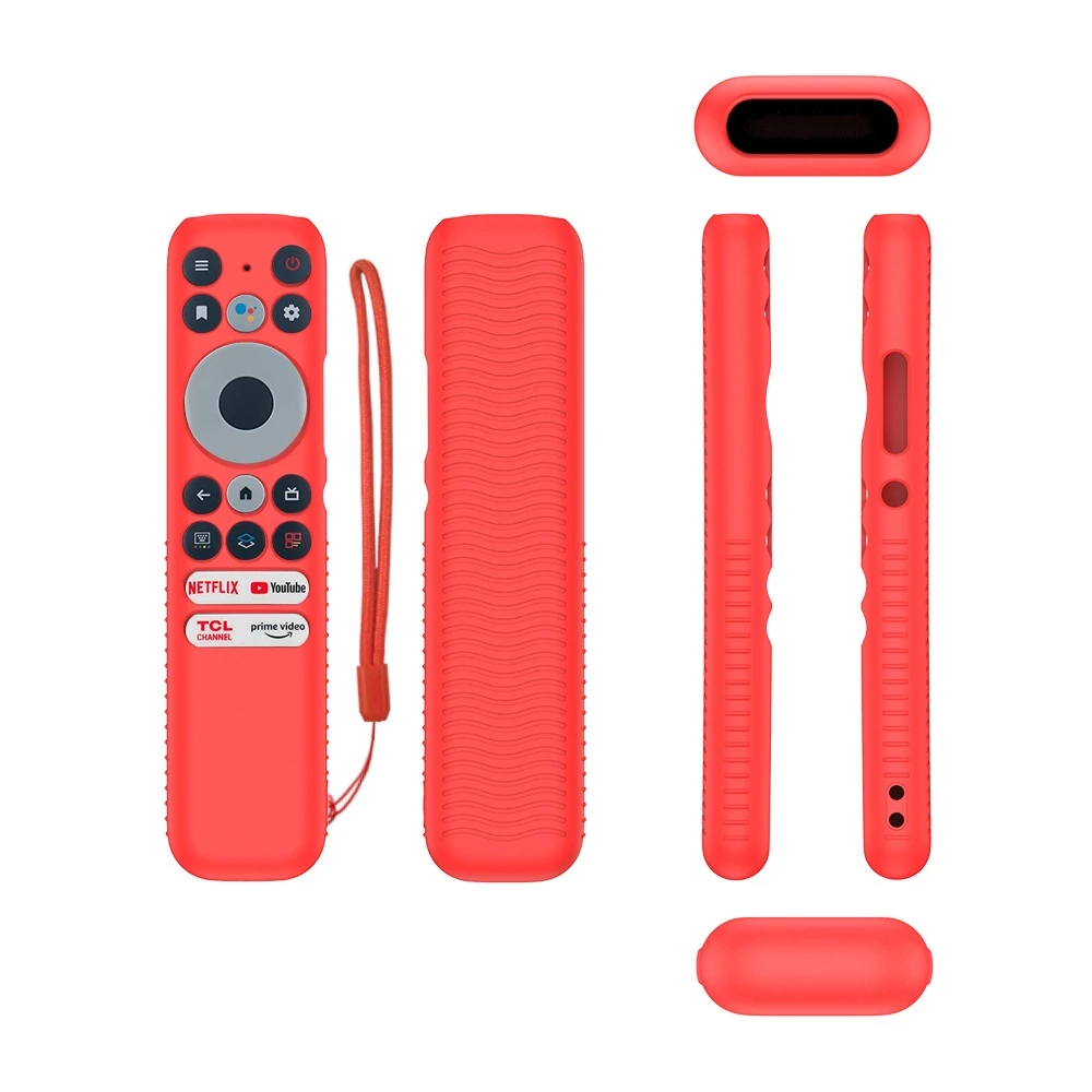 Suitable for TCL RC902N FMR1 TV Remote Control Silicone Protective Sleeve Anti-fall Dust Protective Sleeve Storage