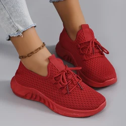 Spring new women's sports shoes, fashionable, breathable, lightweight, non-slip, wear-resistant, casual sports shoes, flat shoes