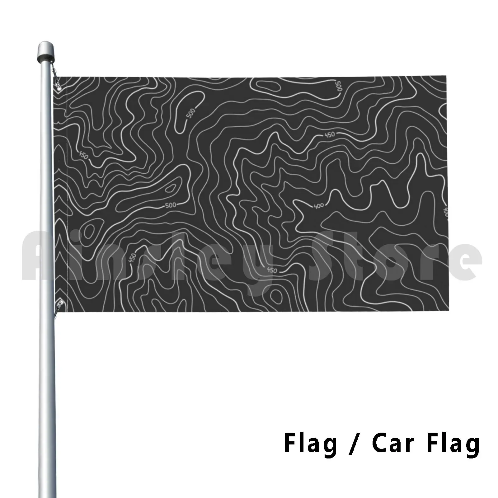 Topographie drapeau voiture drapeau drôle géographie topographie Simple Terrain sombre cartes carte Contour moderne