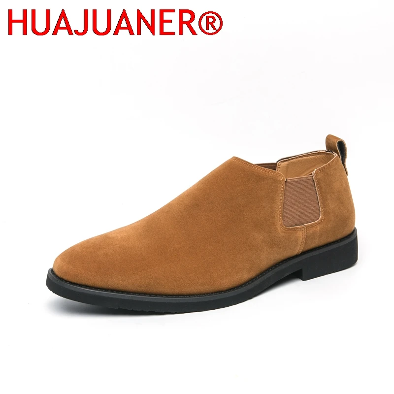 Man British Style Casual Shoe High Quality Business Leather Formal Shoes for Men Dress Designer Original Loafers Mocassin Hombre