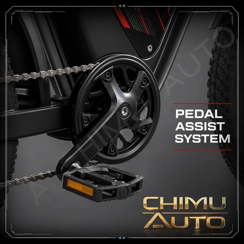 【CHIMU HOME】 High Power Off Road Electric Motorcycle for Phoenix Black Knight Retro American Style E Bike for Adult Men Women