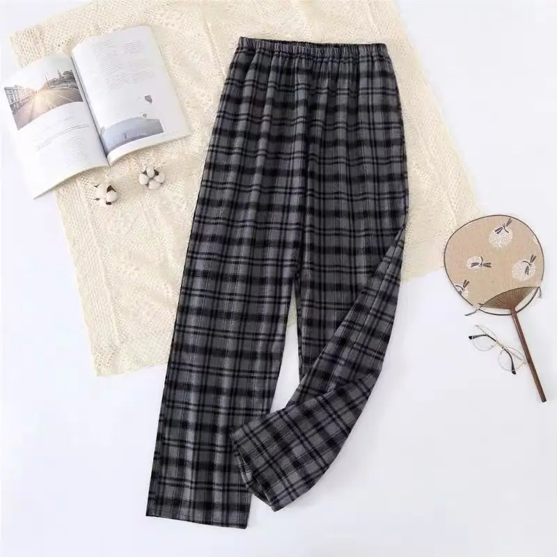 Casual Pajama Pants for Men in Spring and Autumn, Loose-Fitting Casual Home Pants for Young and Middle-Aged Men, Versatile and Can Be Worn Outside in Autumn