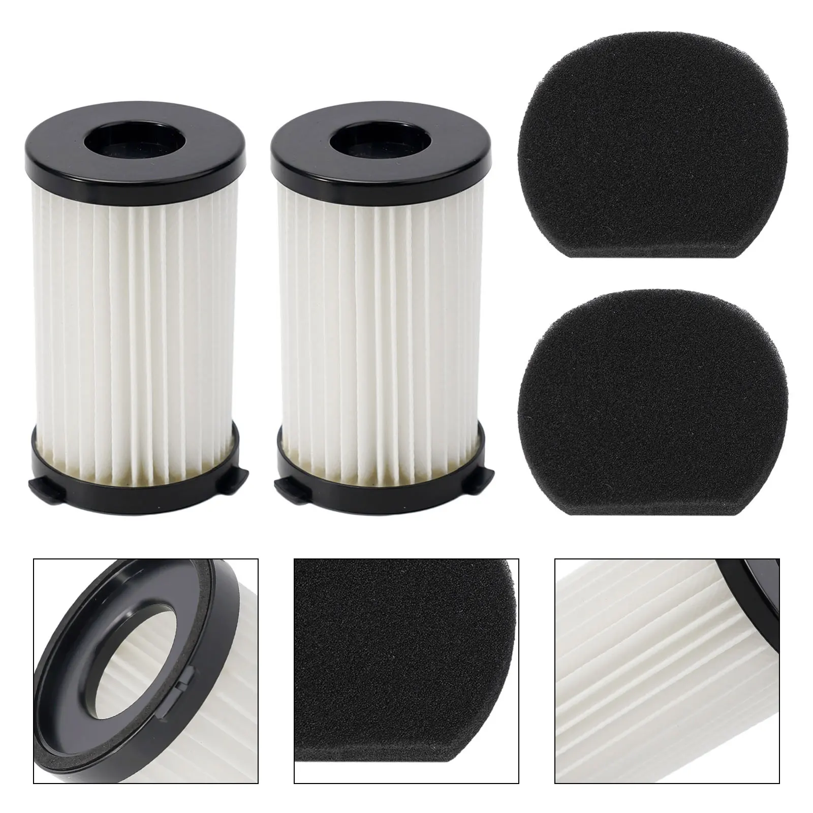 2 Set Filters Replace For Bomann BS1948cb For Ariete Electric Broom Handy Force 2761 2759 RBT Vacuum Cleaner Sweeper Filters