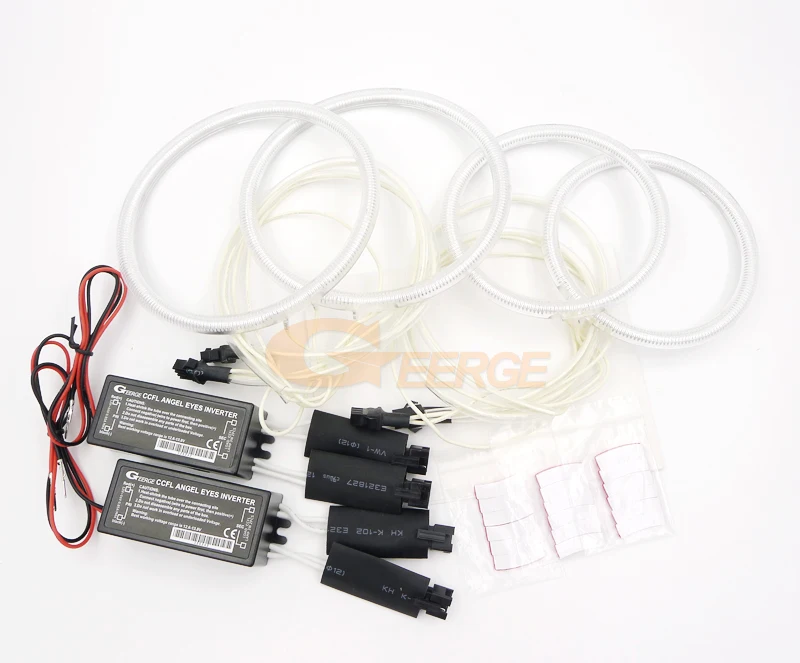 For BMW 1 Series E81 E82 E87 E88 2004 - 2012 Excellent Ultra Bright CCFL Angel Eyes Halo Rings Kit Car Styling Day Light