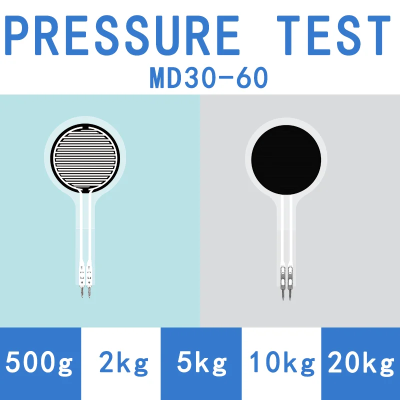 Flexible Thin Film Pressure Sensor MD30-60 Resistive Pressure Sensitive Robot Electronic Medical Device
